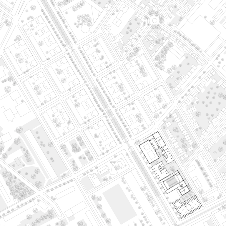 ZHAW, campus états-unis, bachelor thesis, Unicampus, clay, Auditorium, ensemble, site plan