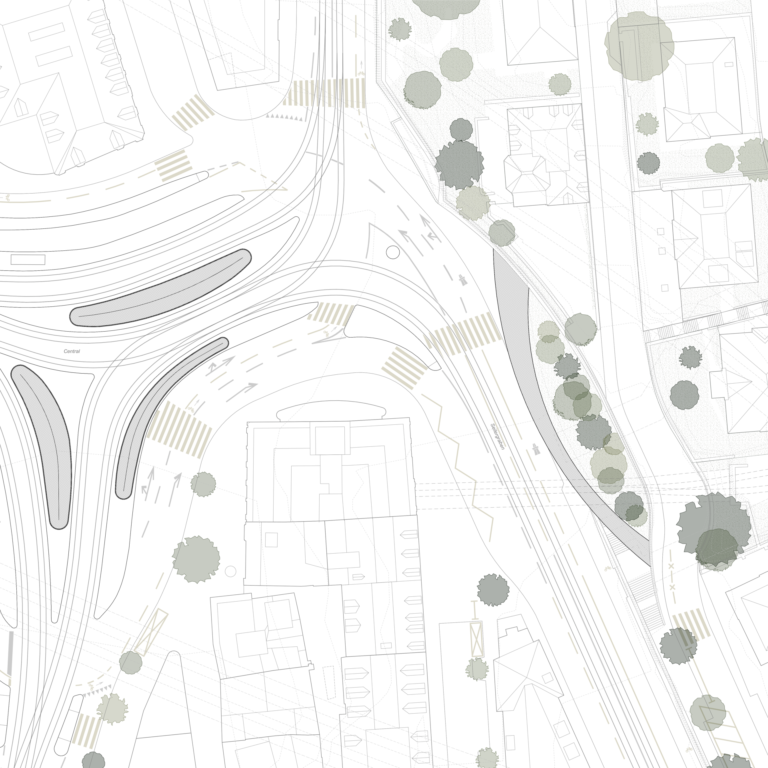 Central Zürich - site plan ETHZ, Roger Tudó, small institutions, administration, Zürich, redefinition, site plan, Central