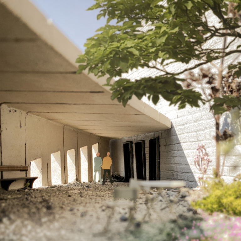 model - entrance to the boardroom ETHZ, Roger Tudó, small institutions, administration, Zürich, redefinition, model, entrance to the boardroom