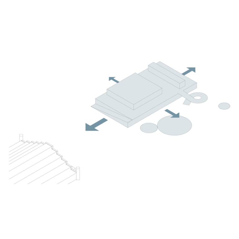 vis-à-vis Tony Garnier ZHAW, Lyon, Stadtfoyer, alignment, vis-à-vis Tony Garnier