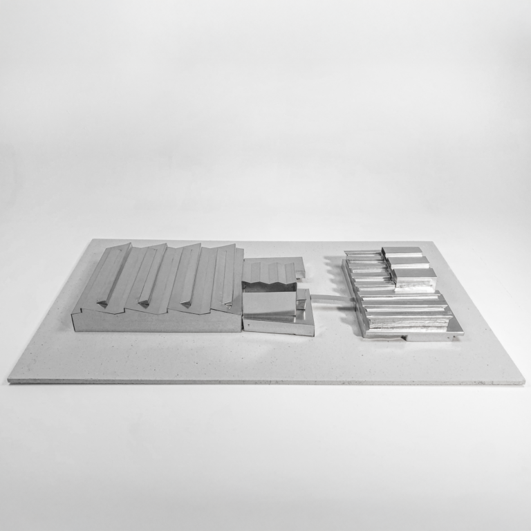 sheet metal model ETHZ, Christ und Gantenbein, not good enough, master thesis, Ergolztal, sheet metal model