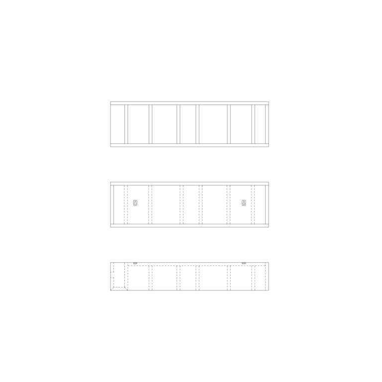 construction paln Dominic Deppeler, birch wood, wall cabinet, bedroom, natural, plan